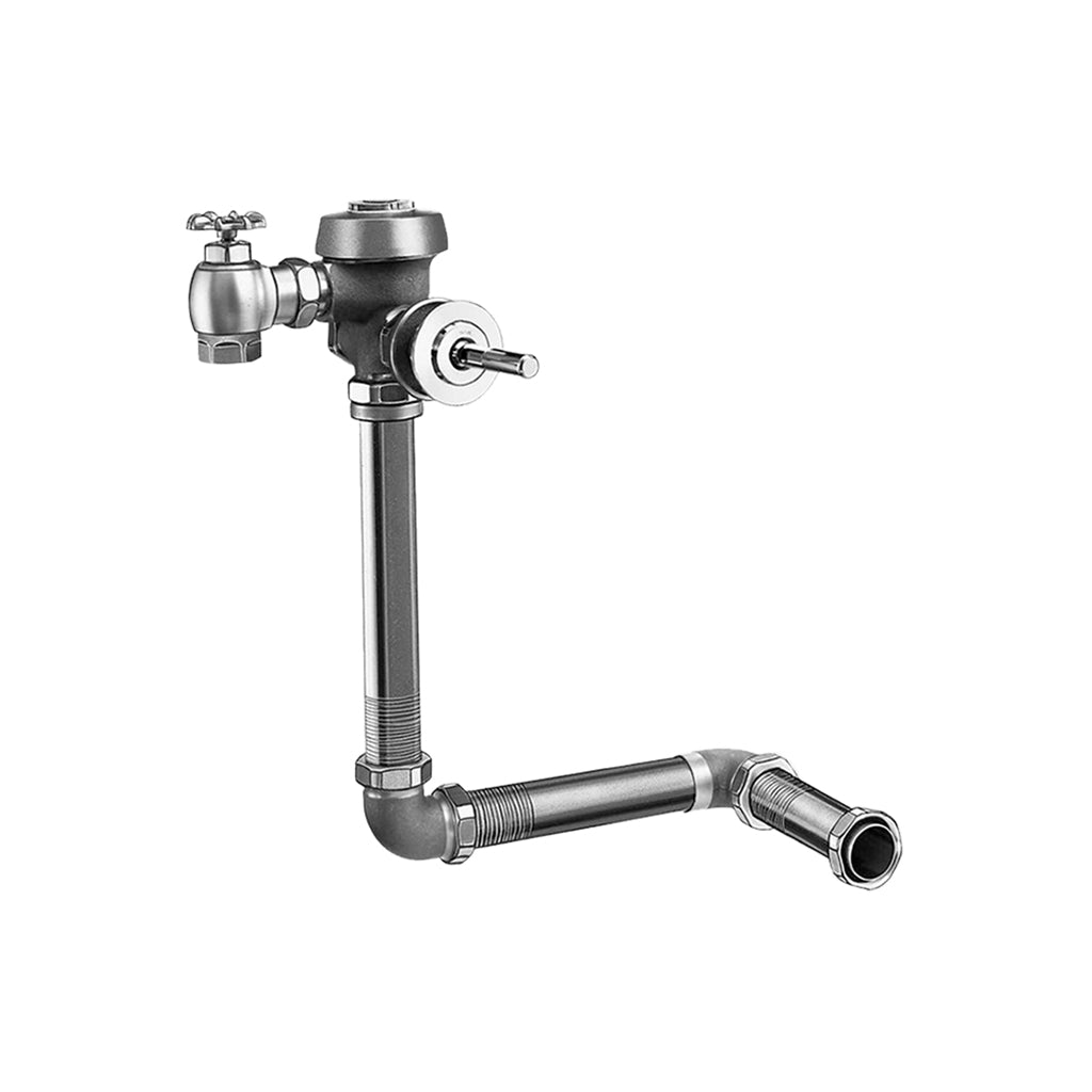 Royal Flushometer 3.5 GPF Speciality Rough Brass with 8-3/4" LDIM for Closet