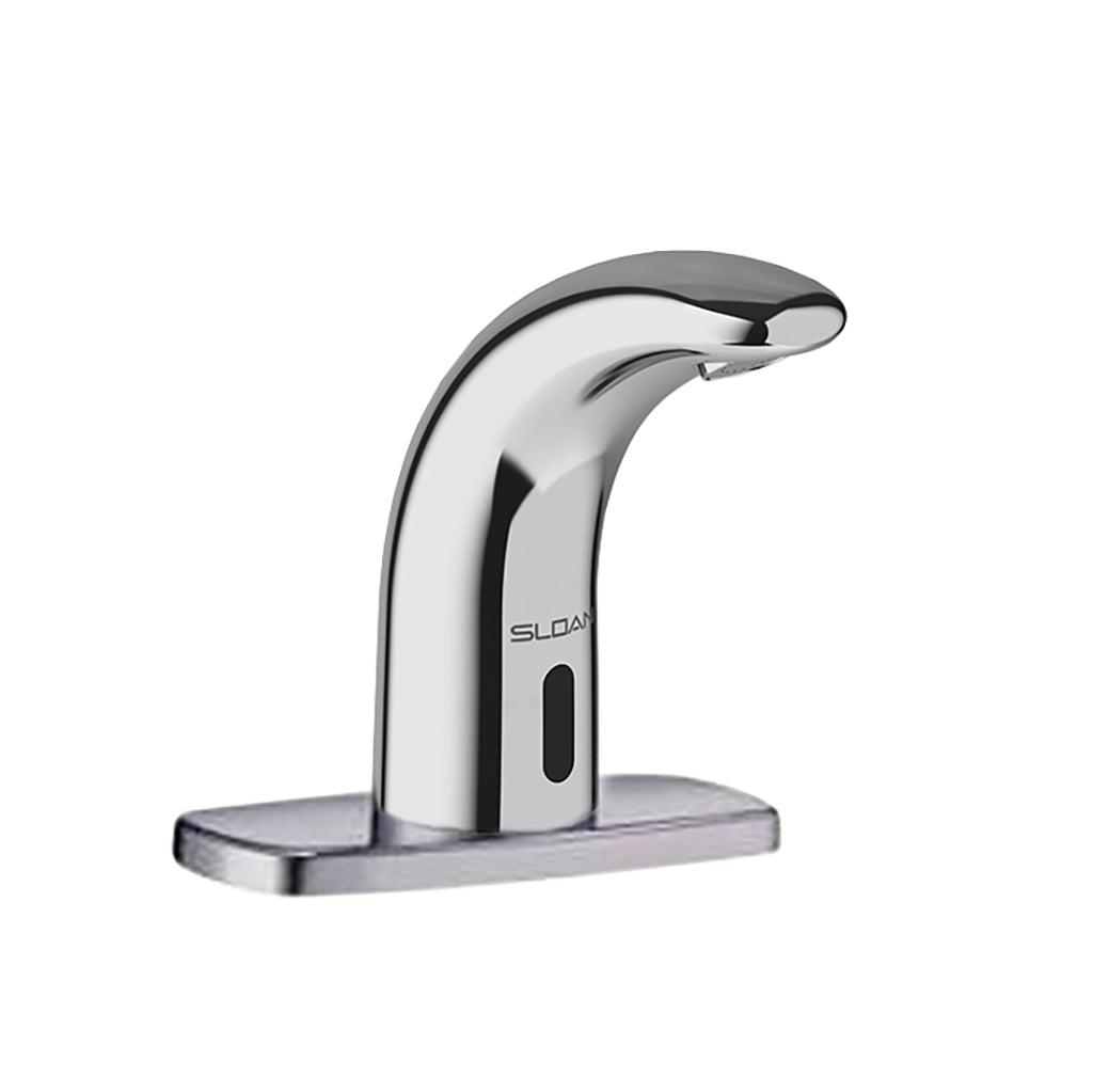Sloan 3362124 Pedestal Faucet 0.5 GPM Single Supply with 4" Base Plate (Battery Powered)