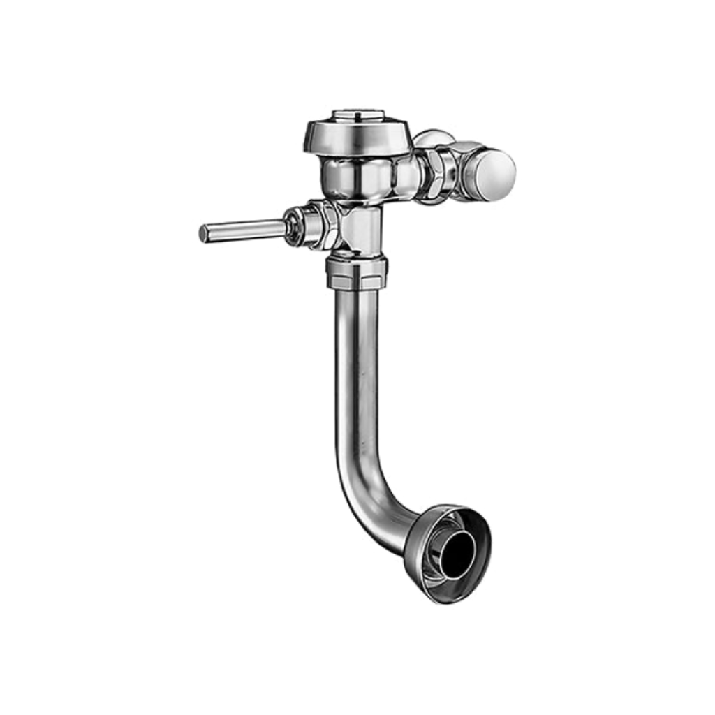 Royal Flushometer 3.5 GPF with 1-1/2 inch Back Spud and Angle Stop Extended Bumper for Closet