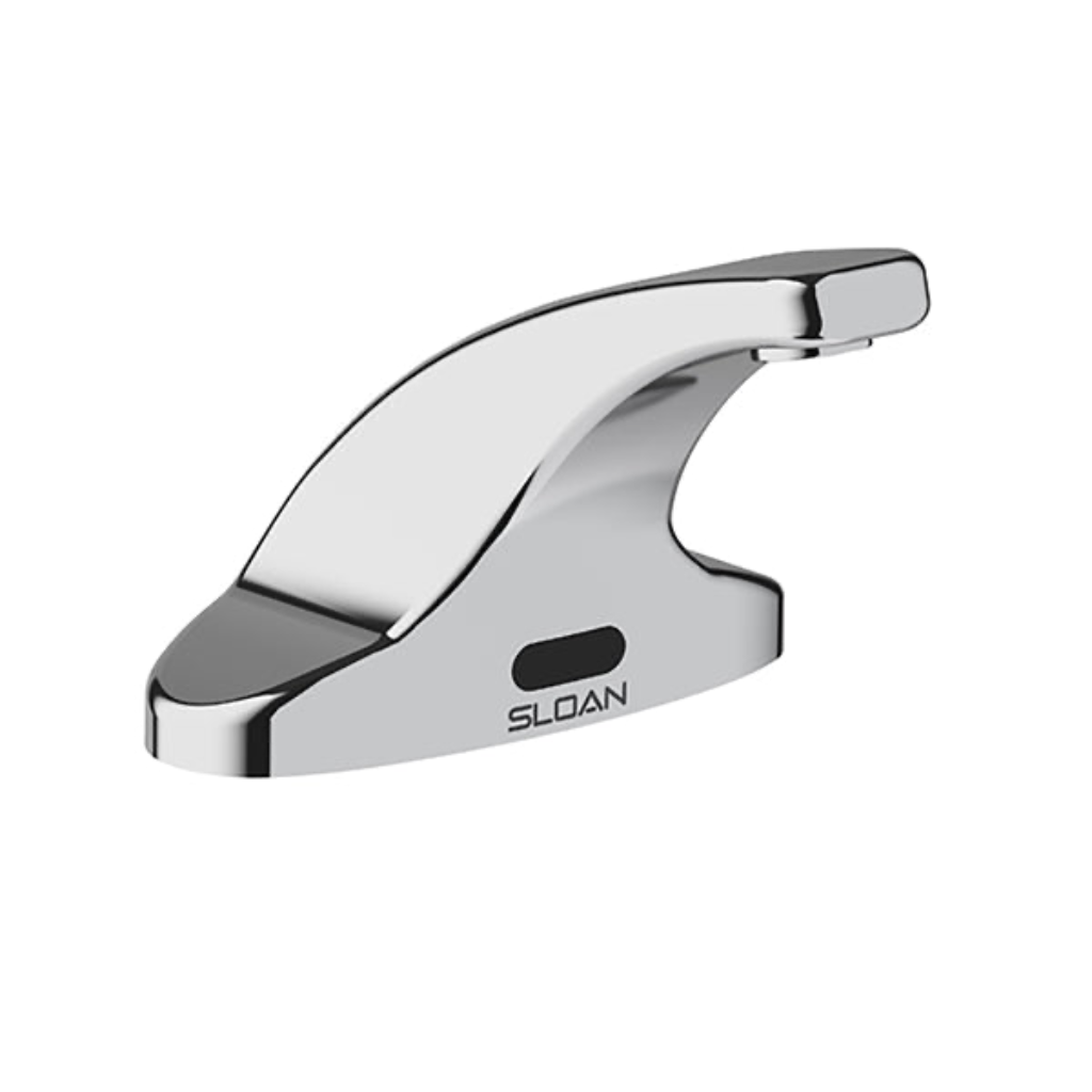 Sloan Pedestal Faucet 0.5 GPM Single Supply with 4" Centerset (Plug-In Adapter)