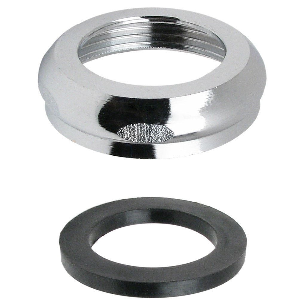 chrome plated slip joint nut