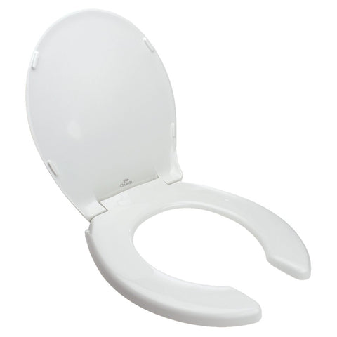 Church Toilet Seat - Round Open Front with Cover