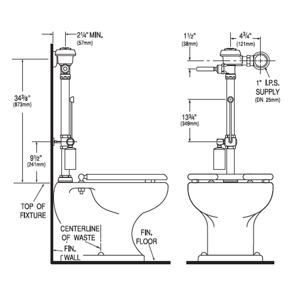 Bedpan Flush Valve with Deoseptic