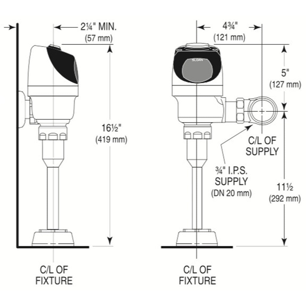 G2 Handsfree Flushometer 1.5 GPF for Urinal