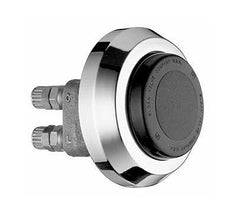 Push Button Actuator - Hydraulic Flushometer Fixture Wall Variant (Black Button)