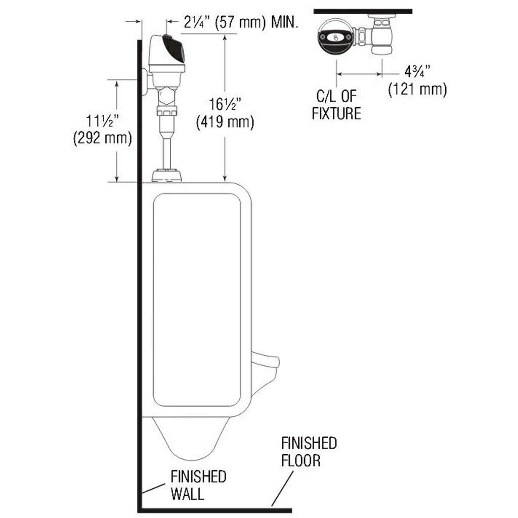 G2 Handsfree Conversion Kit 1.0 or 1.5 GPF for Urinal