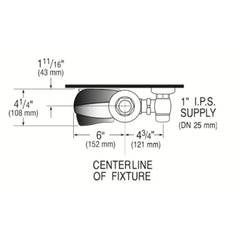 Sloan EBV-200-A SMOOTH Side Mount Operator (Clamp Type)