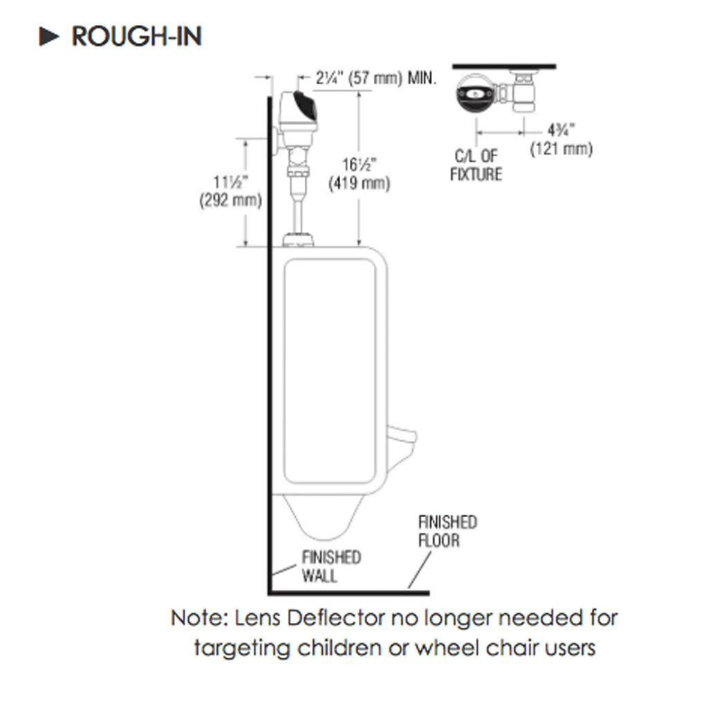 G2 Handsfree Conversion Kit 0.5 GPF for Urinal