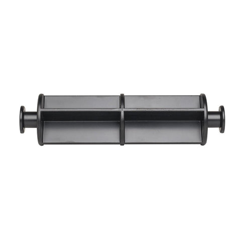 Toilet Tissue Roller Black Plastic
