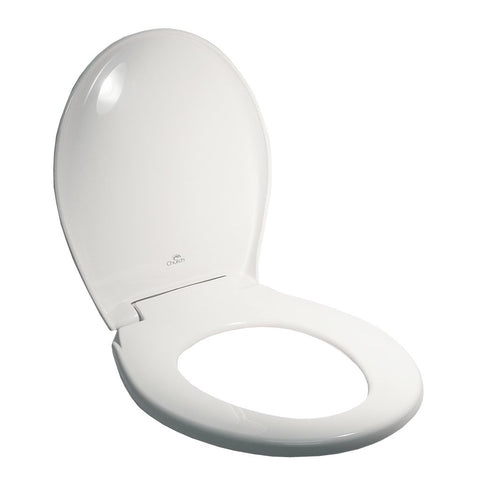 Church Toilet Seat - Round Open Front with Cover