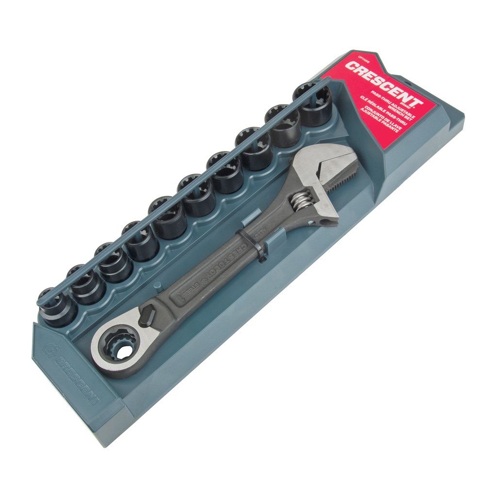 Crescent Pass-Thru Adjustable Wrench Set (3-in-1)