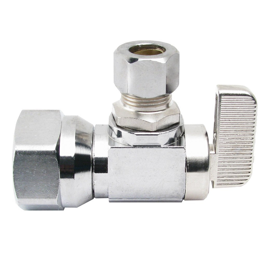 Angle Stop Valve (Ball Type) - 1/2" IPS x 3/8 OD