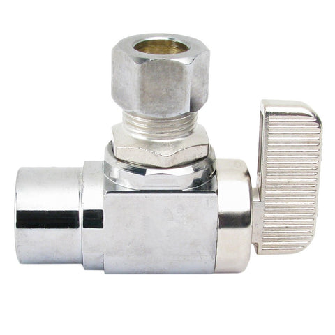 Angle Stop Valve (Ball Type) - 1/2" Sweat x 3/8 OD