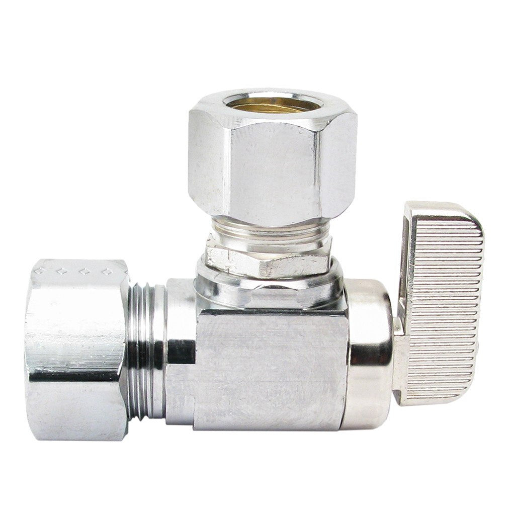 Angle Stop Valve (Ball Type) - 5/8" OD x 1/2 OD