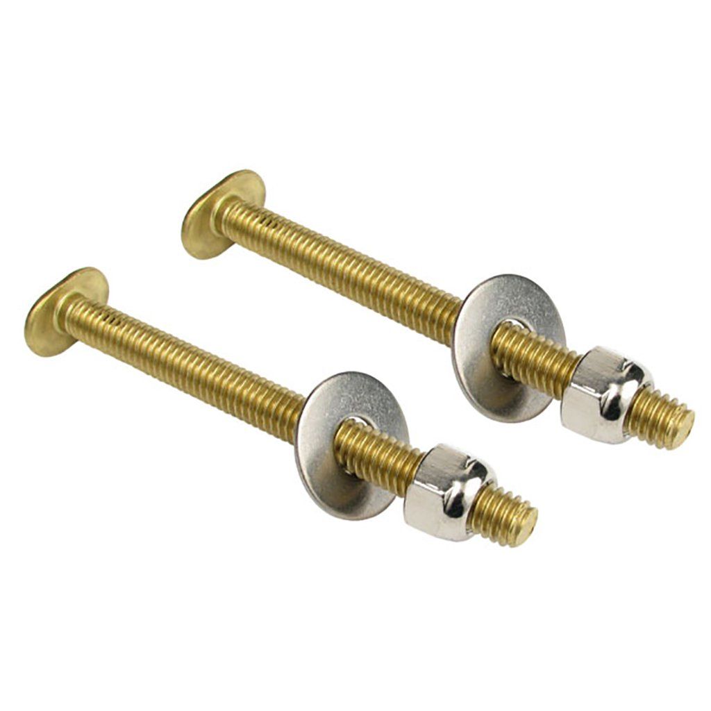 Closet Bolts 5/16" x 3-1/2" Brass