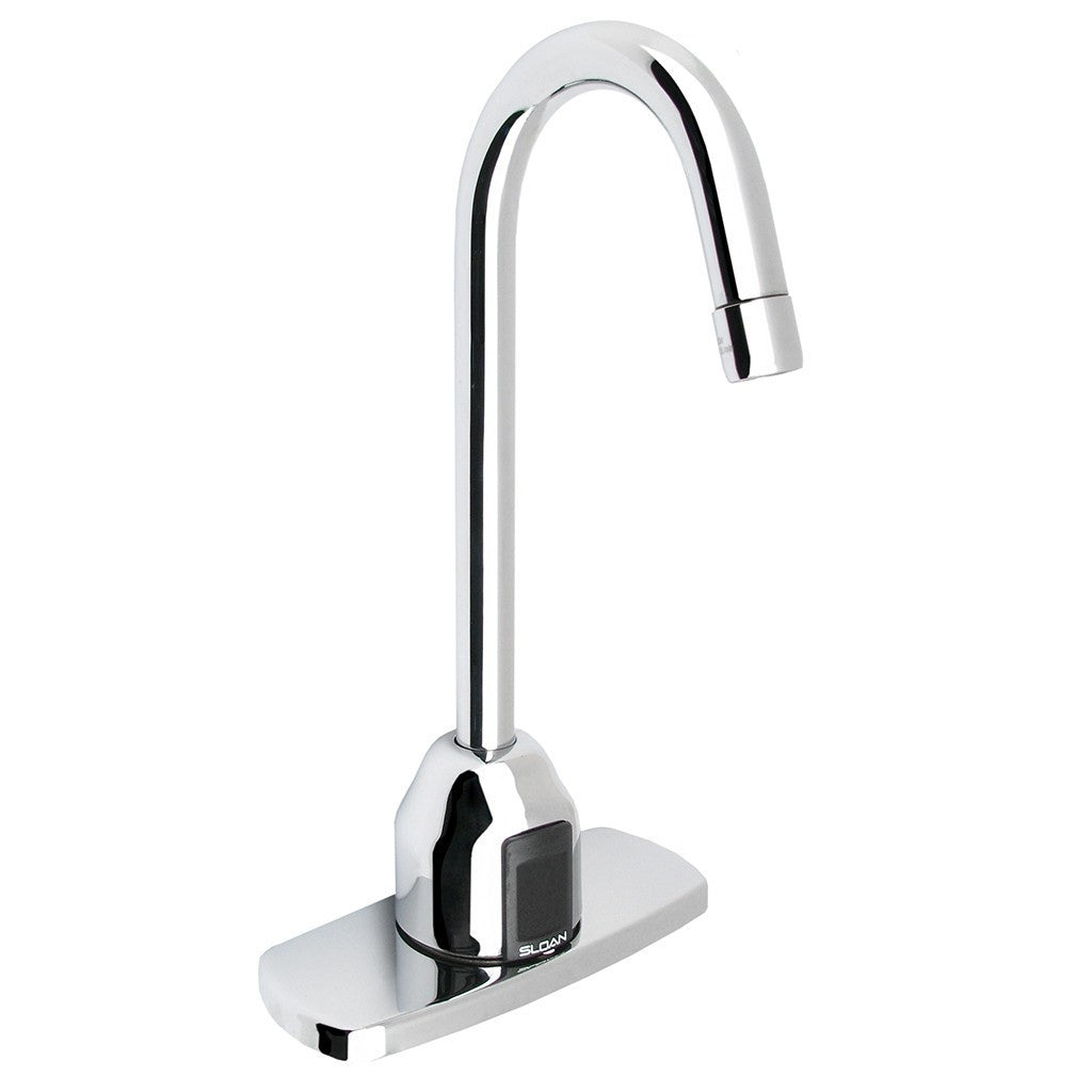 Optima Bluetooth Gooseneck Faucet 2.2 GPM with 4” Base Plate (Battery Powered)