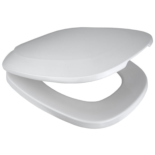 Eljer Emblem Series Toilet Seat (Square, Light-Duty, White