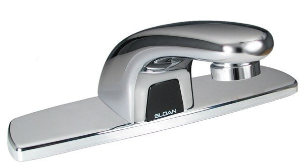 Optima Plus Pedestal Faucet w/ Optional 8" Center - 0.5 GPM (Battery Powered)