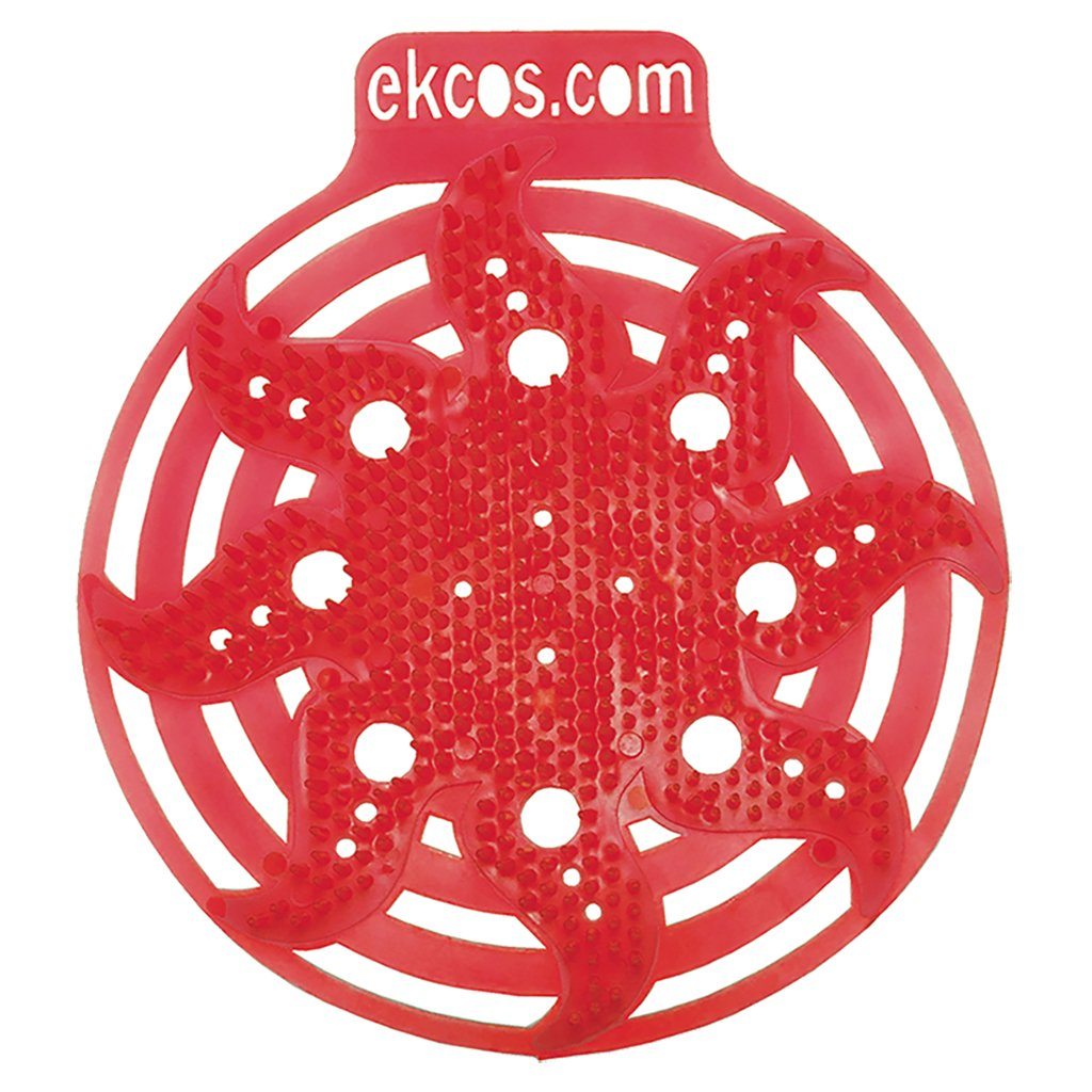 Anti-Splash Urinal Screens Power Screen (2-Pack) Red