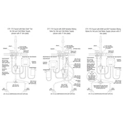 Optima Bluetooth Gooseneck Faucet 2.2 GPM with 4” Centerset (Plug-in Transformer)