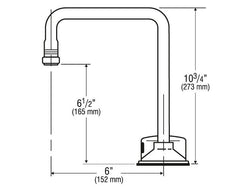 Optima On-Q Faucet w/ Plug-in Transformer 4" Center - 2.2 GPM