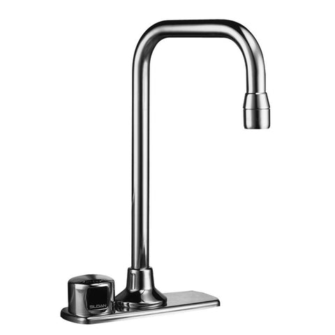 Sloan Optima On-Q Faucet w/ Plug-in Transformer 4" Center - 2.2 GPM