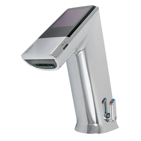 Mid Profile BASYS Faucet 1.5 GPM with Mixer and 8” Center Trim Plate (Solar)