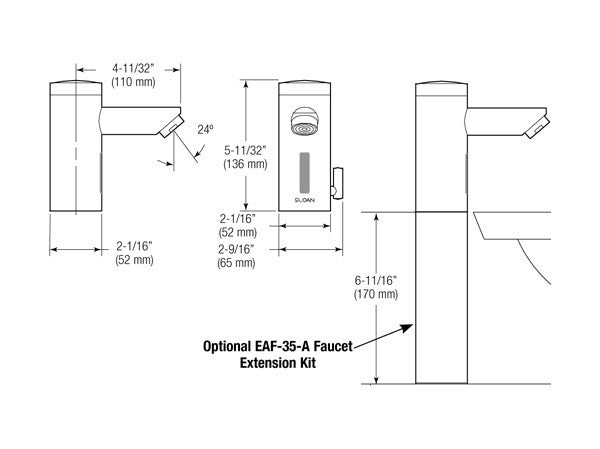 Optima Lumino Faucet w/ Temperature Indication Ring - 1.5 GPM