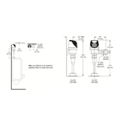 SOLIS Flushometer 0.125 GPF for Urinal