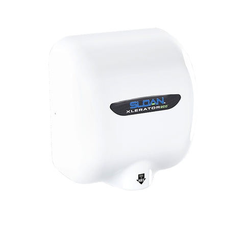 Sloan XLERATOR® ECO Sensor Operated Wall Hand Dryer 110/120V (Polished White)