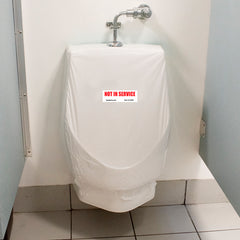 Out of Order Self-Adhesive Toilet & Urinal Cover