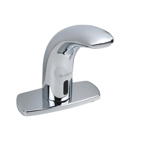 Sloan Pedestal Faucet 0.5 GPM with 4" Base Plate (Plug-In Adapter)