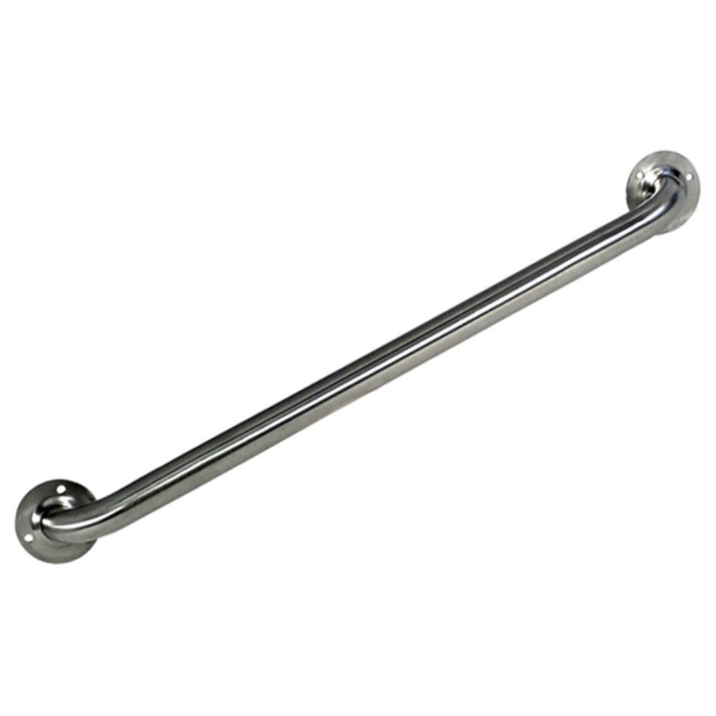 Stainless Steel Grab Bar - 30 Inch Straight Exposed Flange