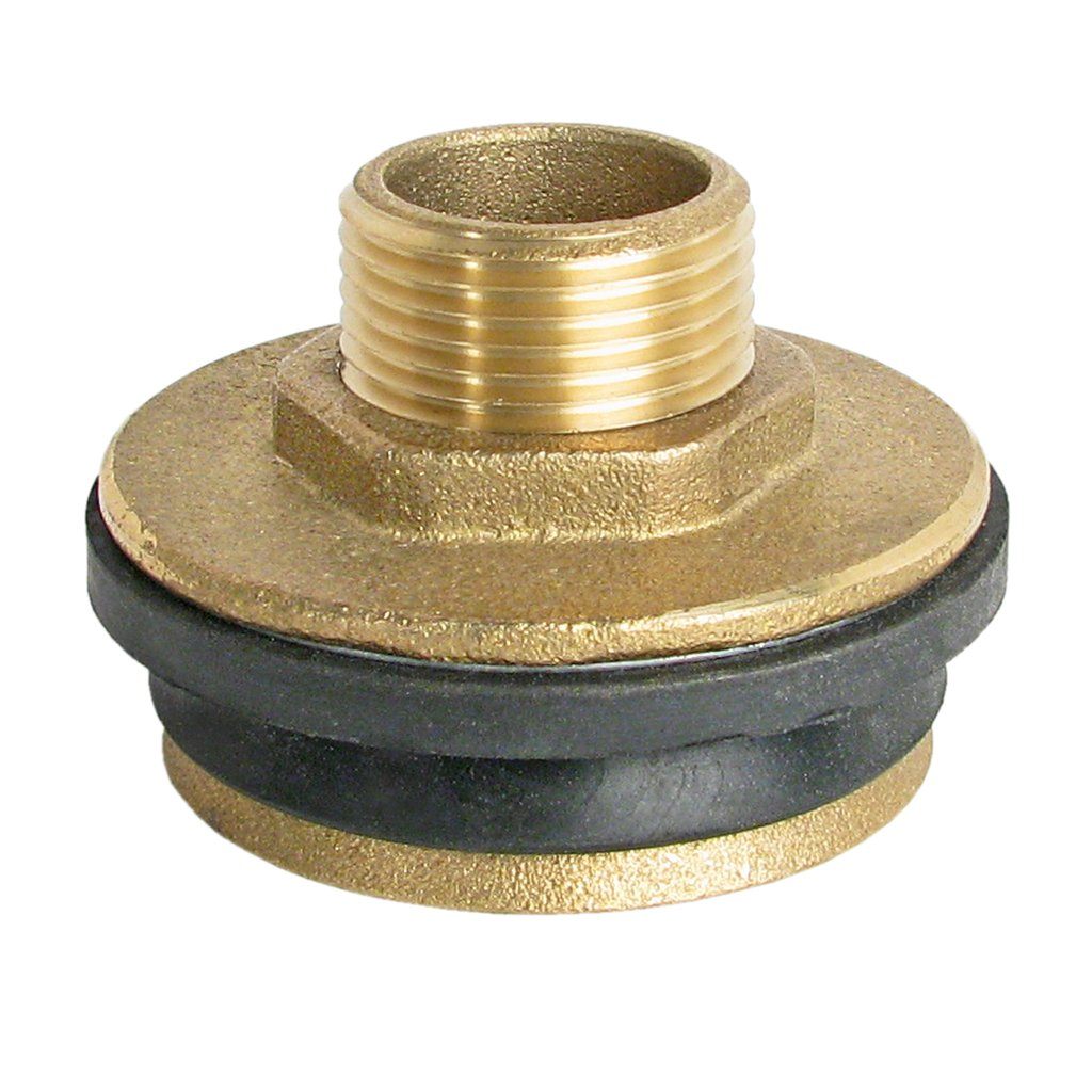 Reducing Spud Assembly 1-1/4" x 3/4" Brass