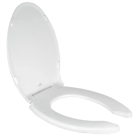 Toilet Seat - Elongated Open Front w/Cover