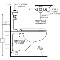Regal Flushometer 3.5 GPF for Closet