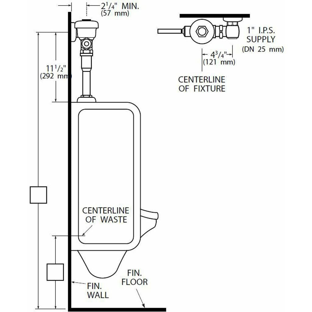Urinal systems with urinal flush control