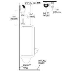 G2 Handsfree Conversion Kit 1.0 or 1.5 GPF for Urinal