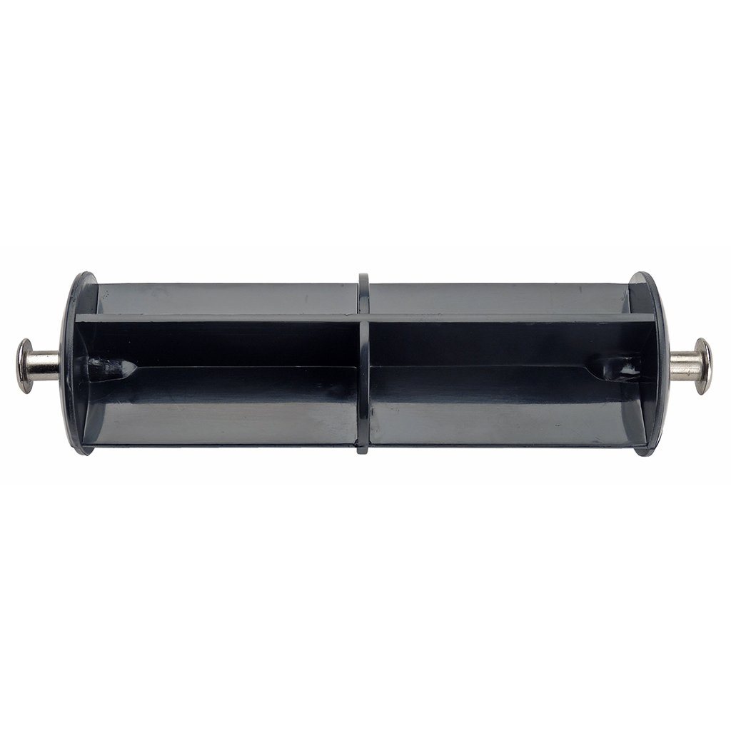 ASI Toilet Tissue Roller Black Plastic with Metal Tips
