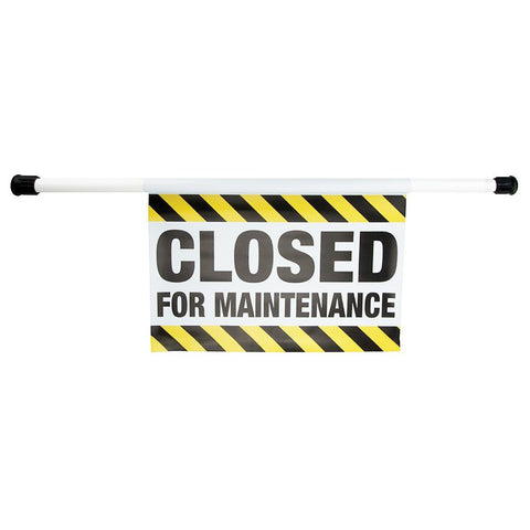 Closed for Maintenance Sign