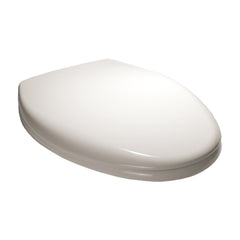 Toilet Seat - Elongated Slow-Close with Lid (White) - Closed