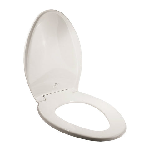 Toilet Seat - Elongated Slow-Close with Lid (White)