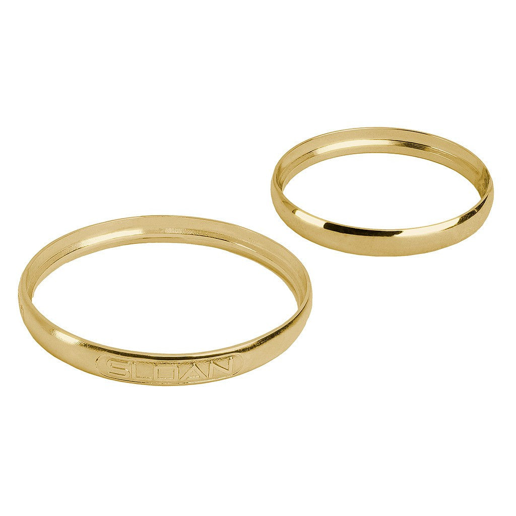 PVD-Polished Brass Handle & Cover Trim Ring Kit