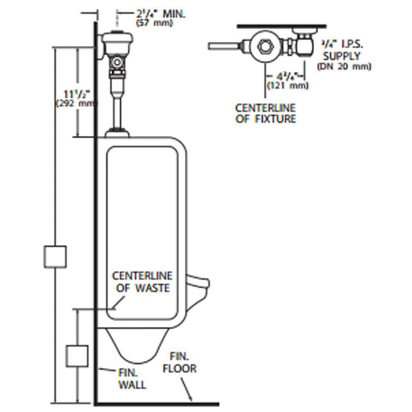 Sloan Regal Flushometer 186-0.5 GPF for Urinals - Buy Online – sloanrepair