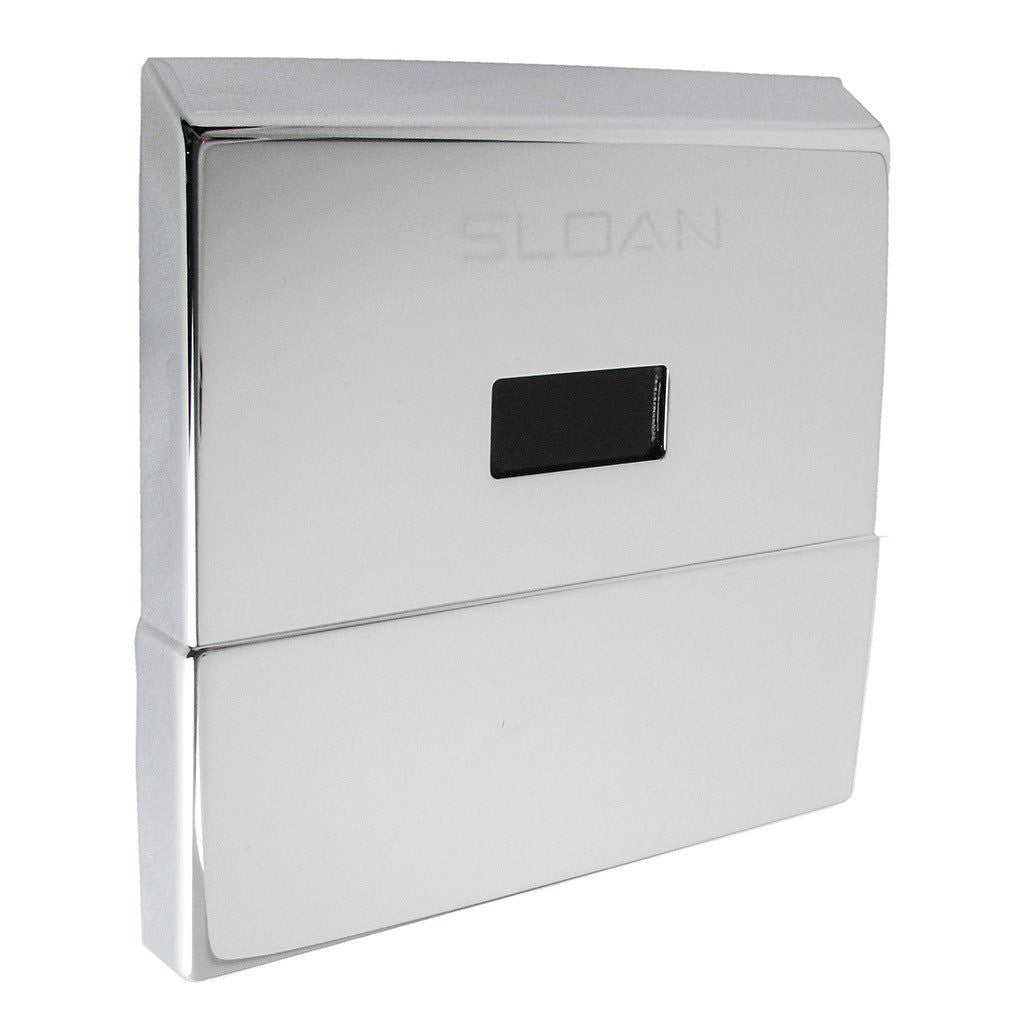 Sloan Sensor Flushometer Cover Plate with Sensor Assembly Chrome Wall Cover